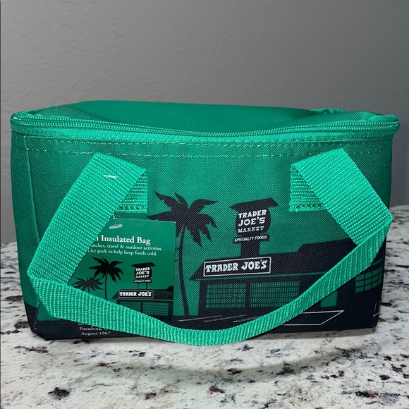 Trader Joe's Mini Green Insulated Bag - Picture 1 of 4